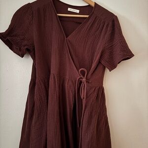 Women's Neuflora Plum Wrap Dress